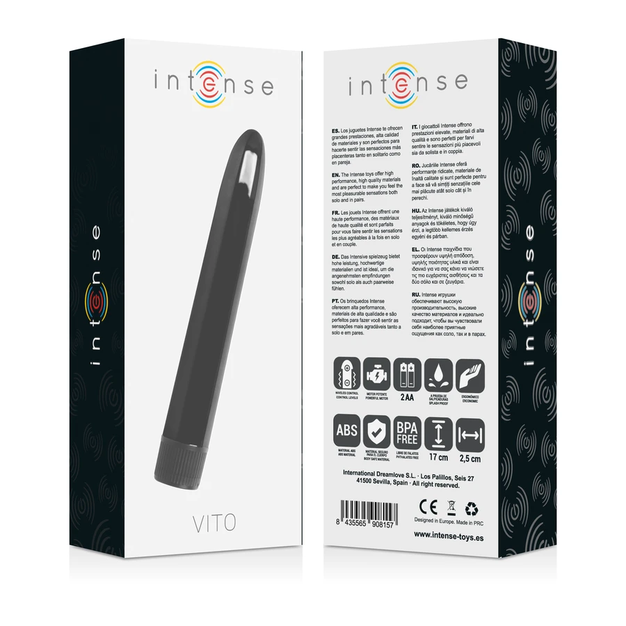 INTENSE - VIBRATEUR VITO NOIR